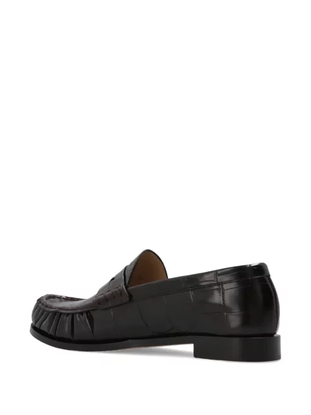 Balerini Max Mara din piele maro