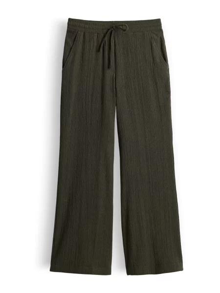 OPUS Pantaloni Mileni închis verde
