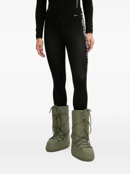 Leggings Newland cu imagine verde