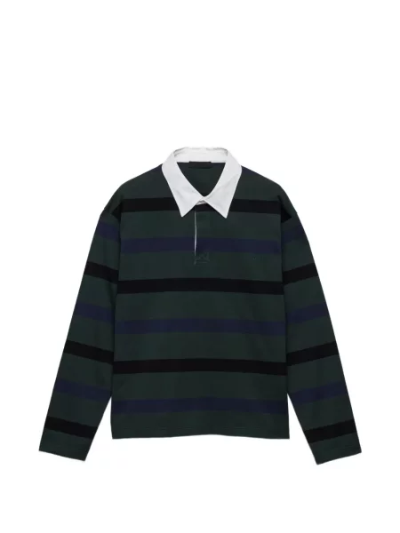 Dlouhé polotričko Prada s dlouhými rukávy zelené