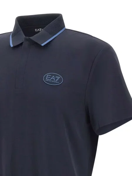 Polotričko Ea7 Emporio Armani s autogramem modré