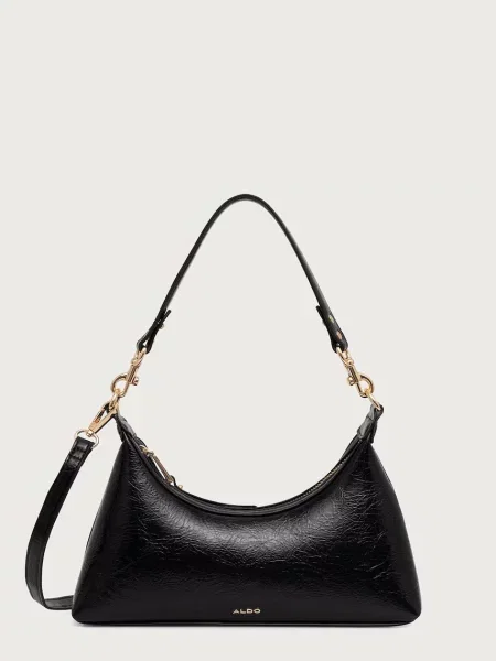 Geanta hobo Aldo din piele negru
