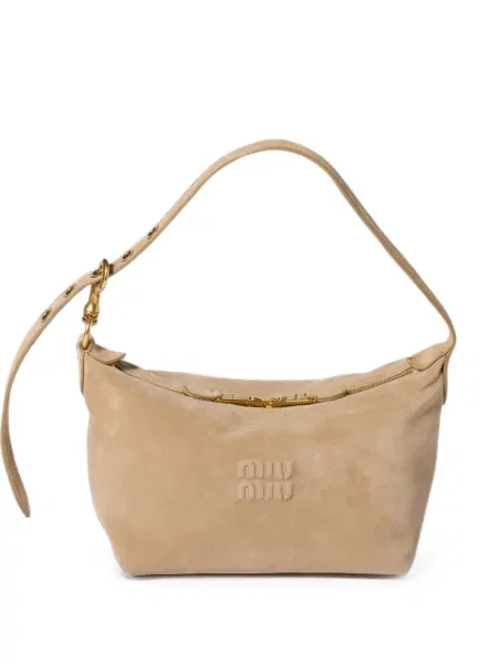 Geantă Miu Miu din piele de căprioară