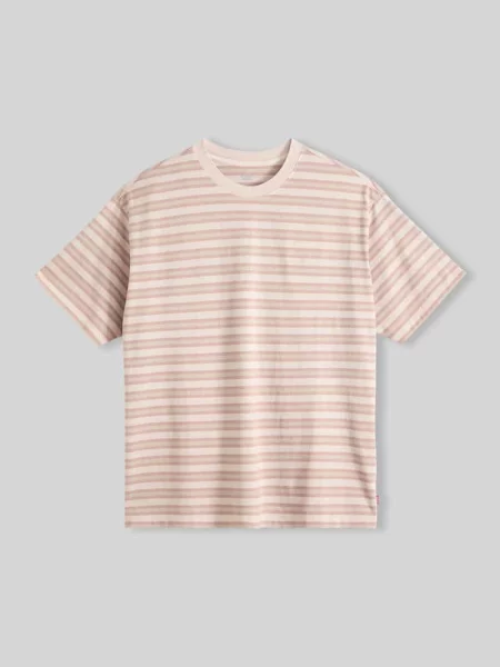 T-shirt krój regular fit z bawełny Levi's beżowa