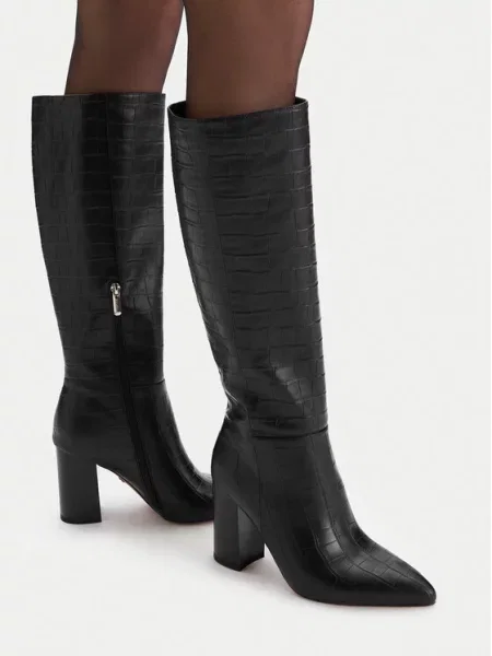 Nine West Kozaki czarny