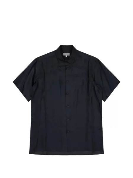 Cămașă Yohji Yamamoto cu mânecă pe jumătate negru
