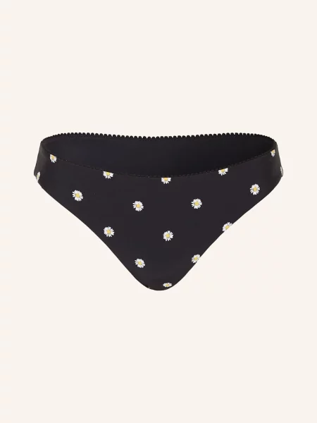 Seafolly Dół Od Bikini Basic Daisychain schwarz biały