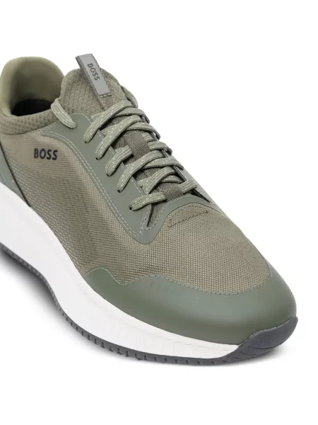 Sneakers Boss από διχτυωτό πράσινο