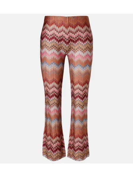 Cropp pantaloni Missoni cu talie înaltă