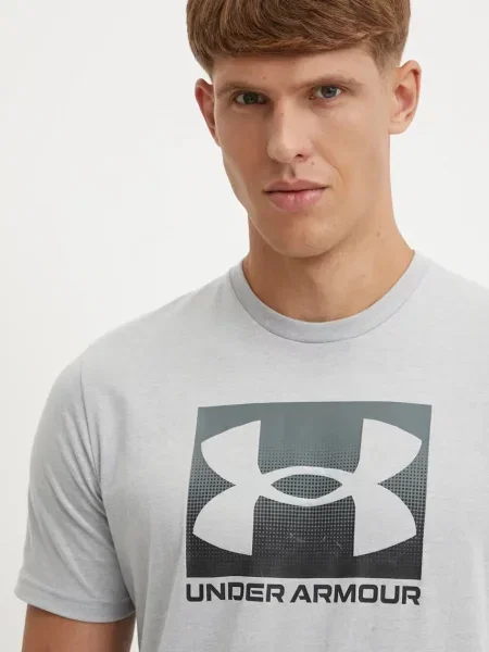 Under Armour tričko pánske BOXED SPORTS UPDATED sivá