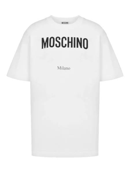 Tricou Moschino cu imagine alb