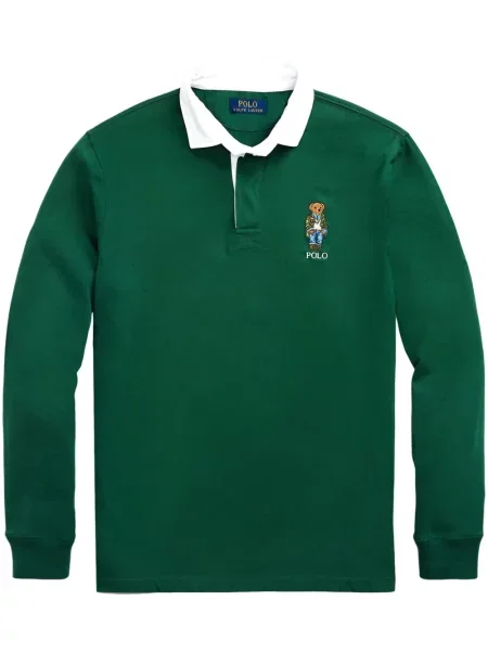 Prugasta polo majica Polo Ralph Lauren s printom od kašmira plava