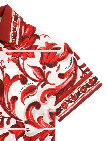 Dětska košile Dolce & Gabbana bílá
