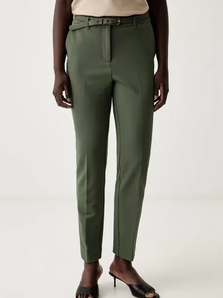 Marciano by Guess pantaloni pentru femei cu vâscoză JOLIE verde