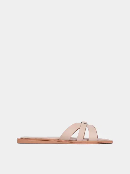 Шльопанці Attizzare штучна шкіра бежевий