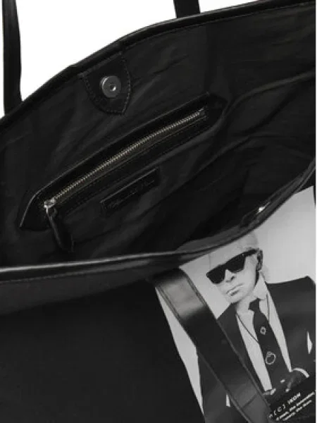 KARL LAGERFELD Táska Fekete barna