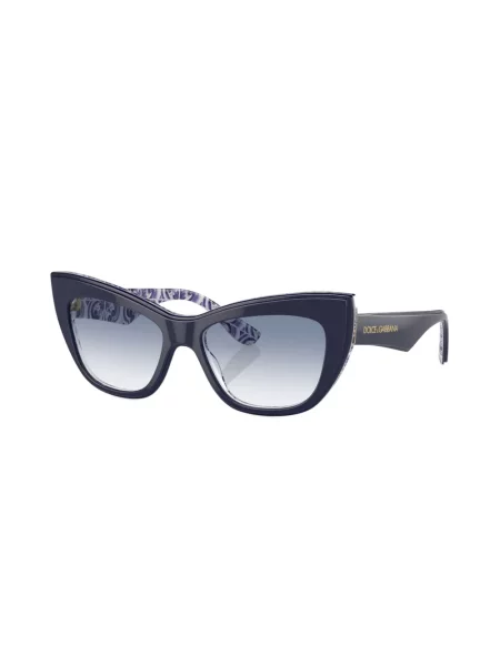 Sluneční brýle Dolce & Gabbana Eyewear s přechodem barev modré