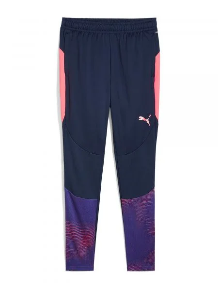 PUMA Športne hlače IndividualFinal mornarska / vijolično / losos modra
