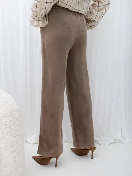 Hlače Italy Moda bež