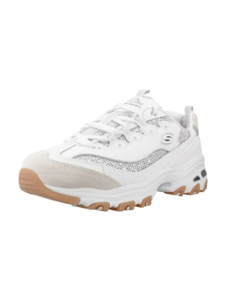 Sneakersy Skechers skórzane białe