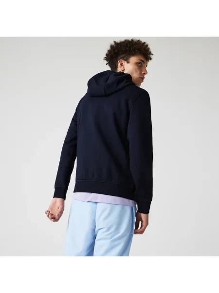 Bluza z kapturem Lacoste granatowa