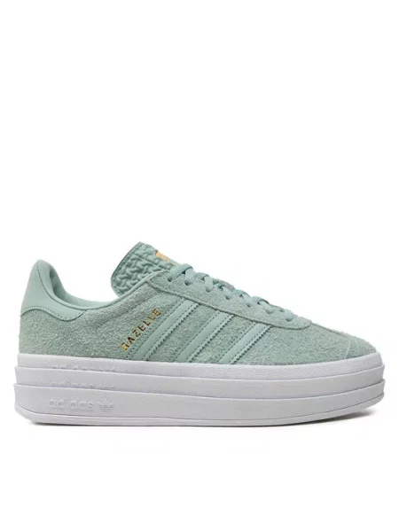 Kožené tenisky adidas Originals Gazelle Bold zelená