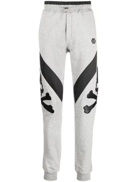 Pantaloni Philipp Plein cu imagine alergare