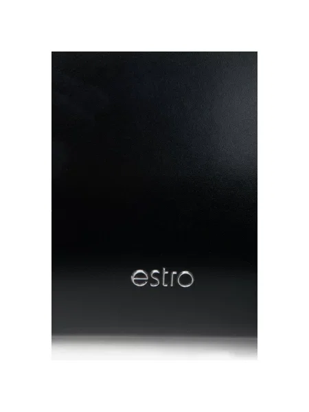 Сумка на плече шкіряна Estro чорна