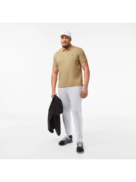 Поло Lacoste бежевое