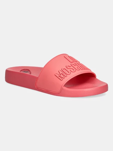 Чехли Love Moschino оранжево