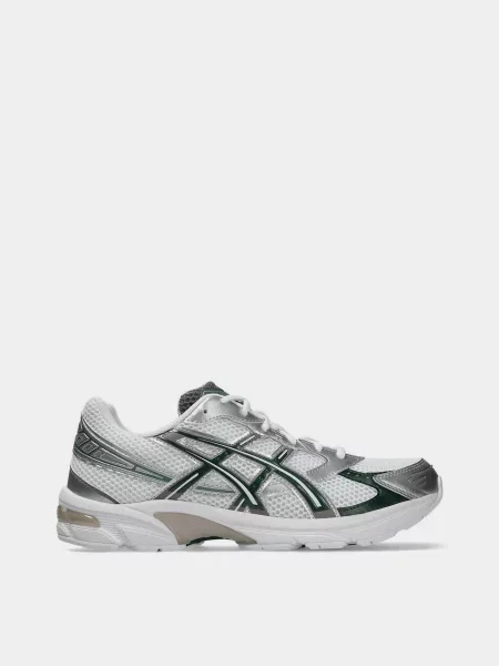 Кожаные кроссовки Asics белые