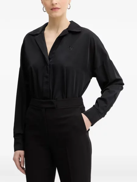 Gulerat cămașă Guess negru