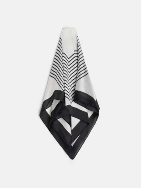 Хустка В Смужку кремовий