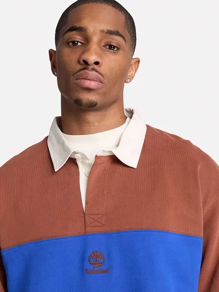 Лонгслив Timberland коричневый