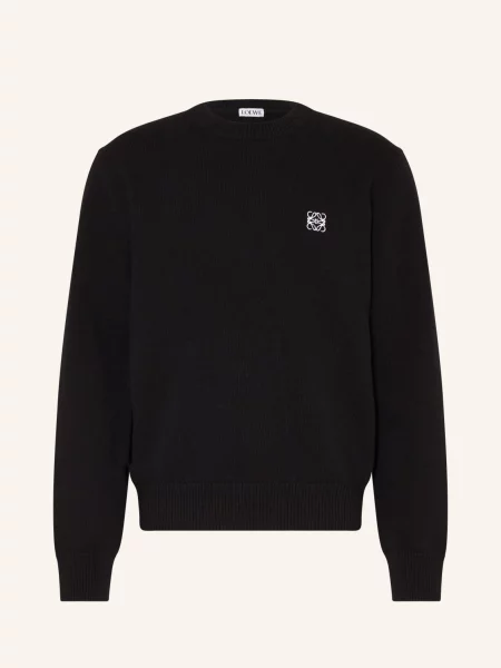 Loewe Sweter schwarz czarny