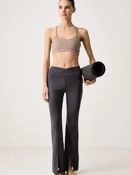 Emporio Armani podprsenka na jogu hnedá