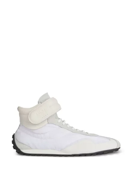 Sneakerși Balmain din piele alb