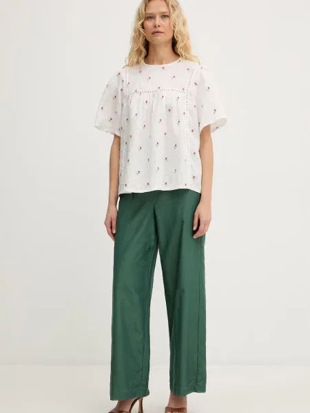 Weekend Max Mara блузка лляна BACINO
