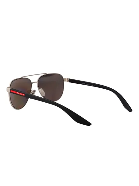 Saulės akiniai Prada Linea Rossa juoda