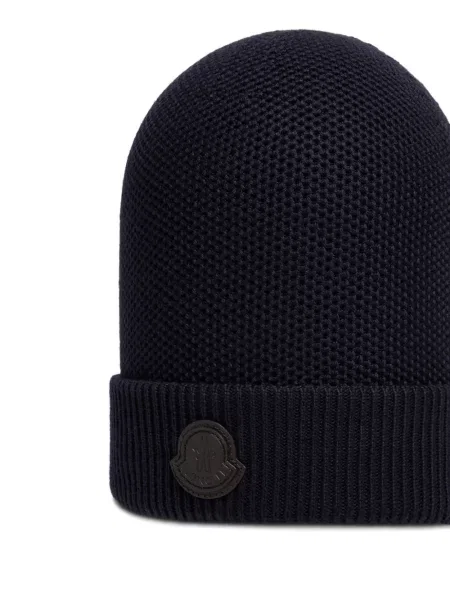 Căciulă Moncler cu autograf albastru