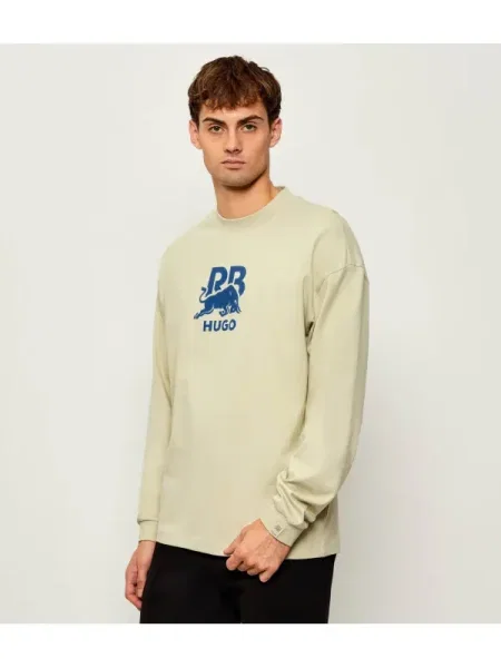Tricou mânecă lungă Hugo bej