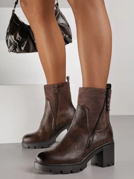 Botine maro