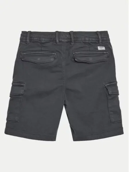Pepe Jeans Medžiaginiai šortai Ted pilka