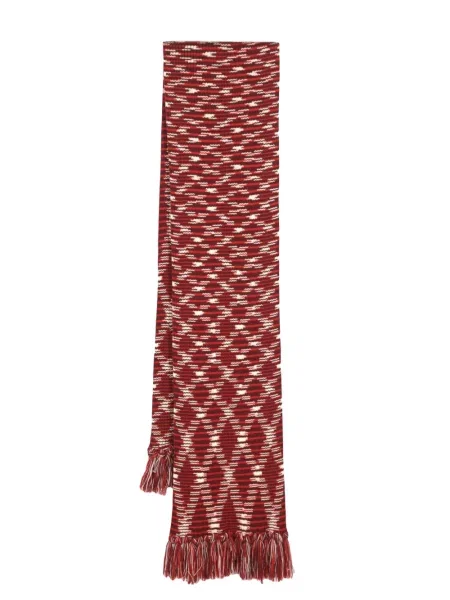 Fular Missoni de lână roșu