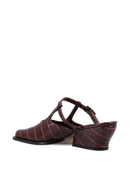 Papuci tip mules Loewe roșu