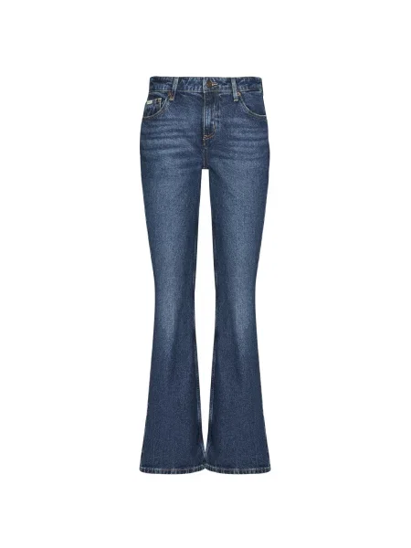 Kavbojke na zvonec Guess modra