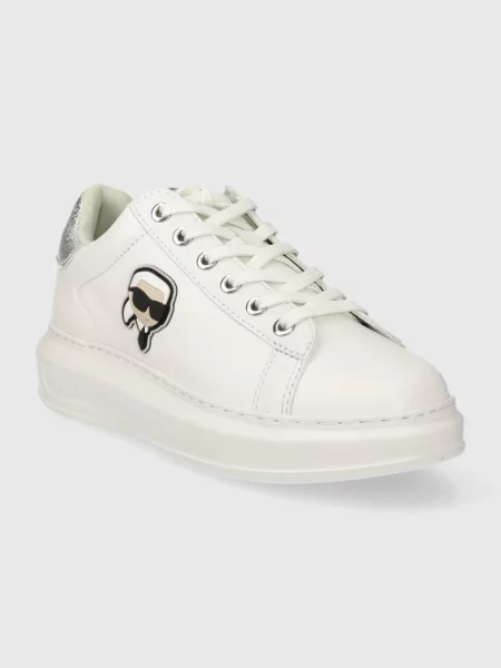 Sneakersy KARL LAGERFELD białe