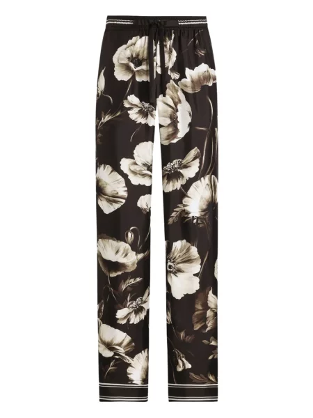 Pantaloni Dolce & Gabbana cu imagine maro