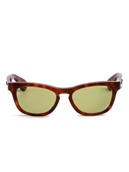 Ochelari de soare Marni Eyewear cu imprimeu geometric maro