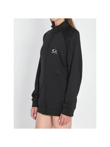 Bluza rozpinana Balenciaga z logo czarna